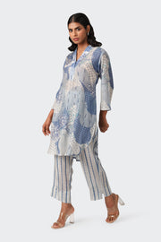 MONSOON BLUE EMBROIDERED SET